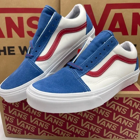 Vans Men’s Old Skool (SportPop) Vallartabl/Red SneakersVN0A38G19XG1
